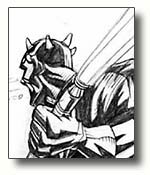 Jedi Duel (Sketch) by Andie Tong