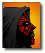 Maul Glare Sketch by Cynthia Griffith