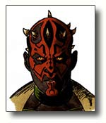 "Darth Maul Portrait" by Erik Barclay