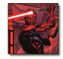 Darth Maul as drawn by Jan Duursema