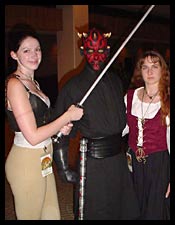 Jess, ScottMaul and Killeer at DragonCon 2001